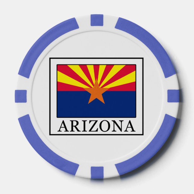 Fichas De Póquer Arizona (Anverso)