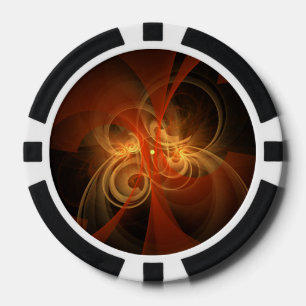 Fichas De Póquer Arte abstracto de magia matutina
