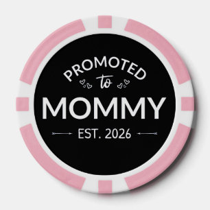 Fichas De Póquer Ascendida a Mamá Est. 2026 II