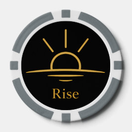 Fichas De Póquer Ascenso — Amanecer minimalista