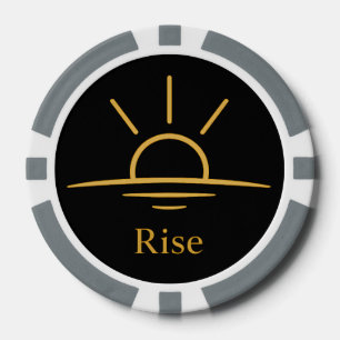 Fichas De Póquer Ascenso — Amanecer minimalista