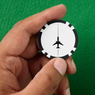 Fichas De Póquer Aviación minimalista