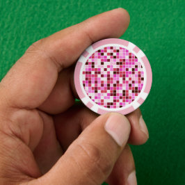 Fichas De Póquer Azulejos de Piscina, Baldosas Mosaico Rosa, Patrón