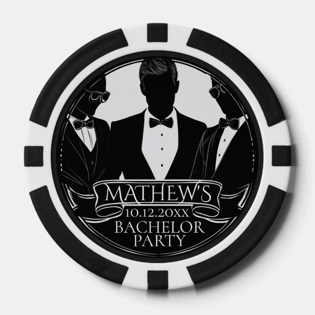 Fichas De Póquer Bachelor Party Poker Chip (Anverso)