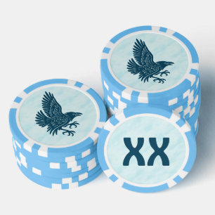 Fichas De Póquer Baile Blue Raven