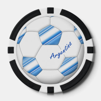 Fichas De Póquer Balón de FÚTBOL ARGENTINA selección nacional 2014