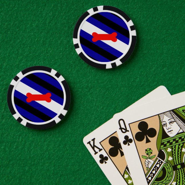 Fichas De Póquer Bandera del Orgullo de la Ocupación de SlipperyJoe (Mesa de Poker (Doble))