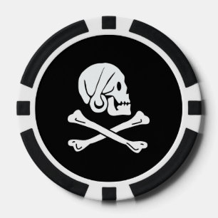 Fichas De Póquer Bandera pirata de Henry Every