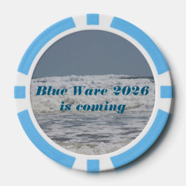 Fichas de póquer Blue Wave 2026
