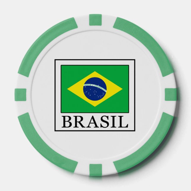 Fichas De Póquer Brasil (Anverso)