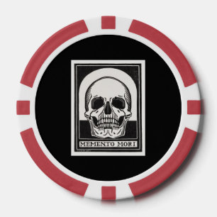 Fichas De Póquer Calavera Memento Mori