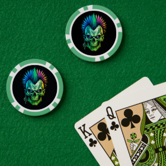 Fichas De Póquer Calavera Tribal