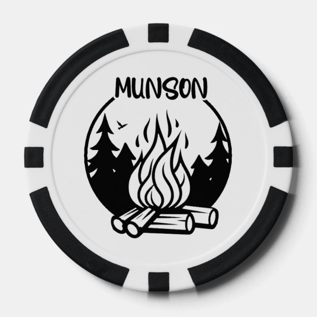 Fichas De Póquer Campamento Munson (Anverso)