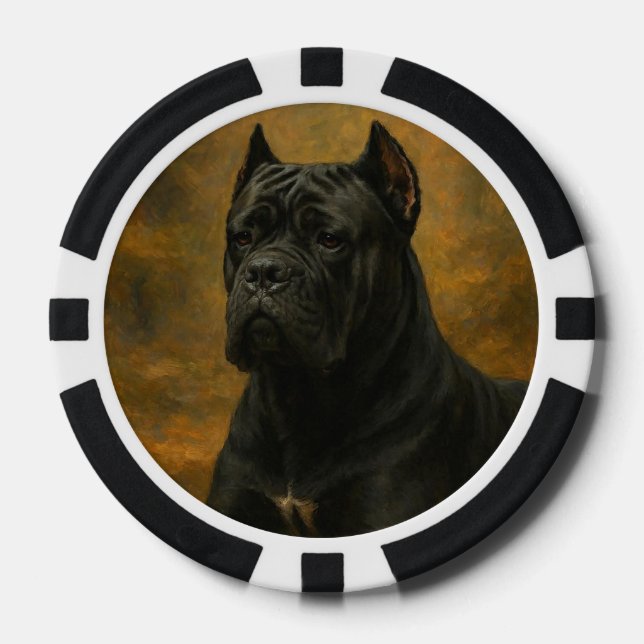 Fichas De Póquer Cane Corso (Anverso)