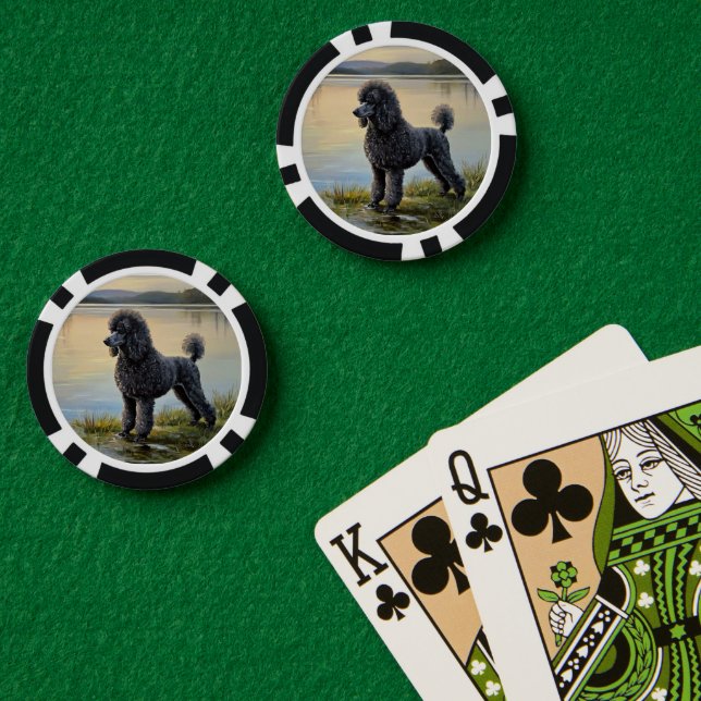 Fichas De Póquer Caniche (Mesa de Poker (Doble))