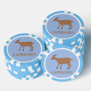 Fichas De Póquer Capricorn Star Sign Goat