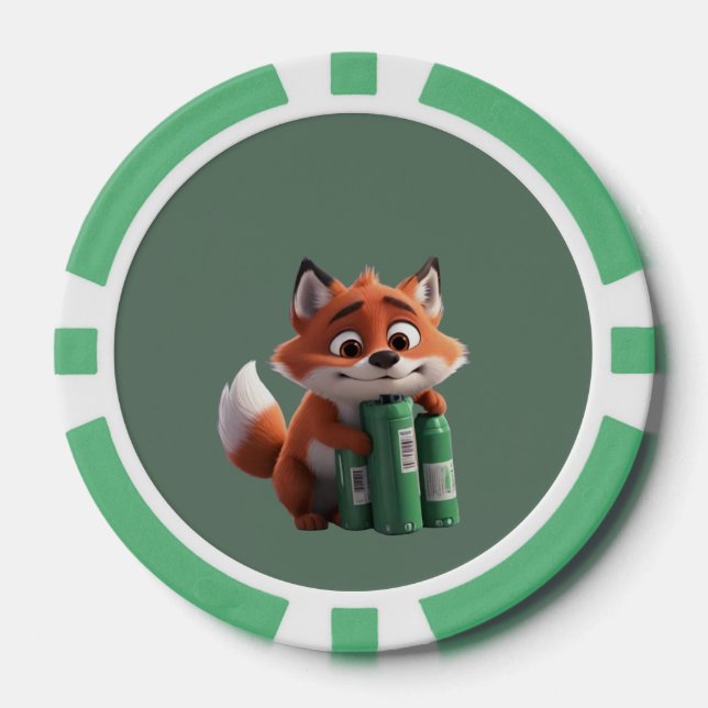 Fichas De Póquer Carga de energía de Fox (Anverso)