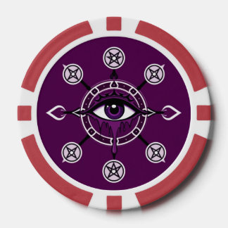 Fichas De Póquer Cartas de juego clásicas de terror