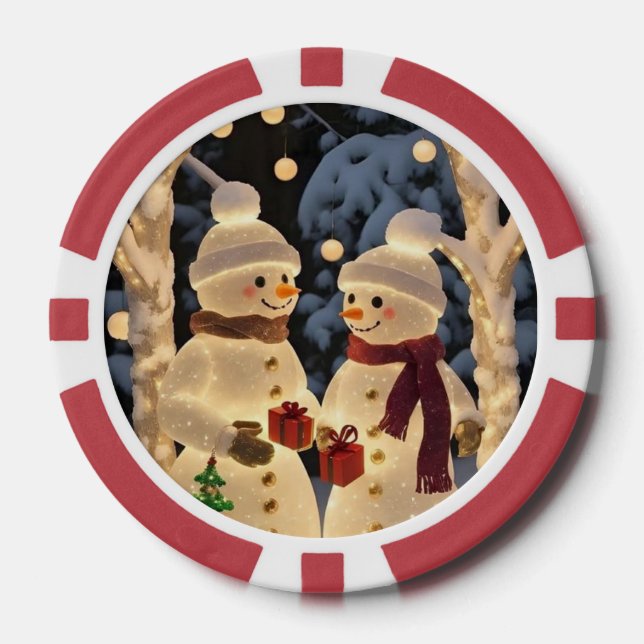 Fichas De Póquer cartas de reproducción de mandala (Anverso)