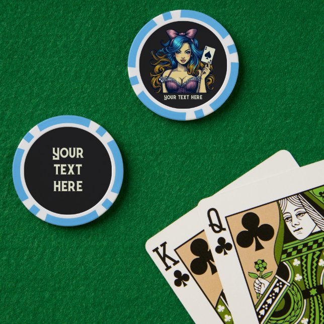 Fichas De Póquer Casino de la dama de Guay (Mesa de Poker (Doble))