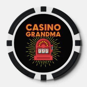 Fichas De Póquer Casino Grandma Gambling Granny