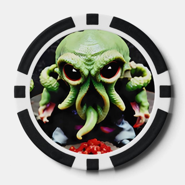 Fichas De Póquer Cena con Cthulhu (Anverso)