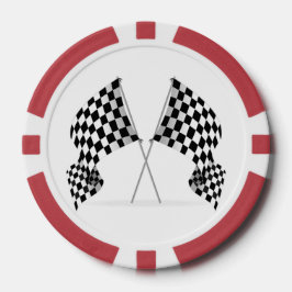 Fichas De Póquer Checkered Flag Design Poker Chips