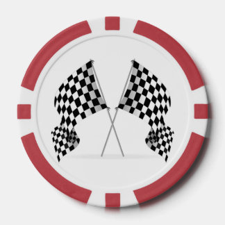 Fichas De Póquer Checkered Flag Design Poker Chips