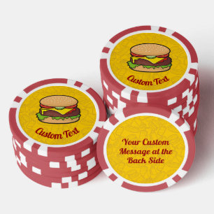 Fichas De Póquer Cheeseburger