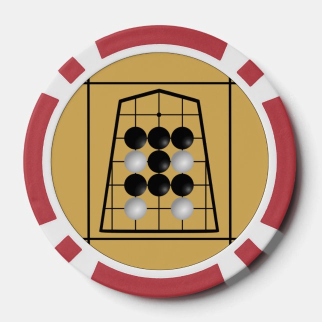 Fichas De Póquer Chinese Zodiac Clock (Reverso )