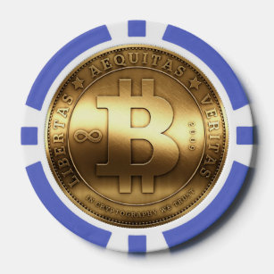 Fichas De Póquer Chip de Bitcoin Poker