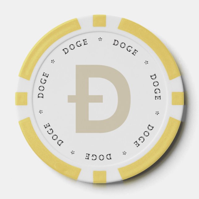 Fichas De Póquer Chip de Doge Poker (Anverso)