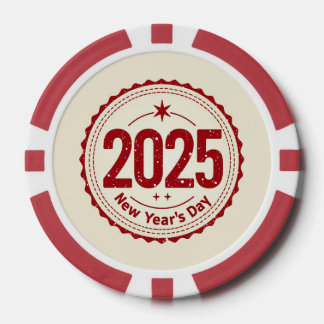 Fichas De Póquer Chip de Pocker del Año Nuevo 2025