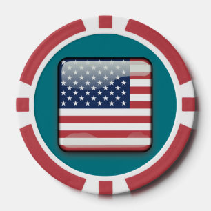 Fichas De Póquer Chip de póker de Estados Unidos