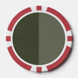 Fichas De Póquer Chip de póker de Personalizado verde de Moss Divid