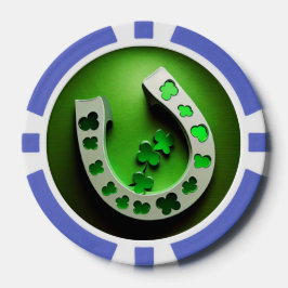 Fichas De Póquer Chip de Shamrock Horseshoe Poker