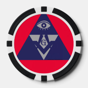 Fichas De Póquer Chip Masonic Poker