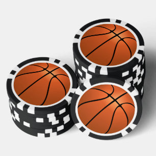 Fichas De Póquer Chips de Básketball Poker