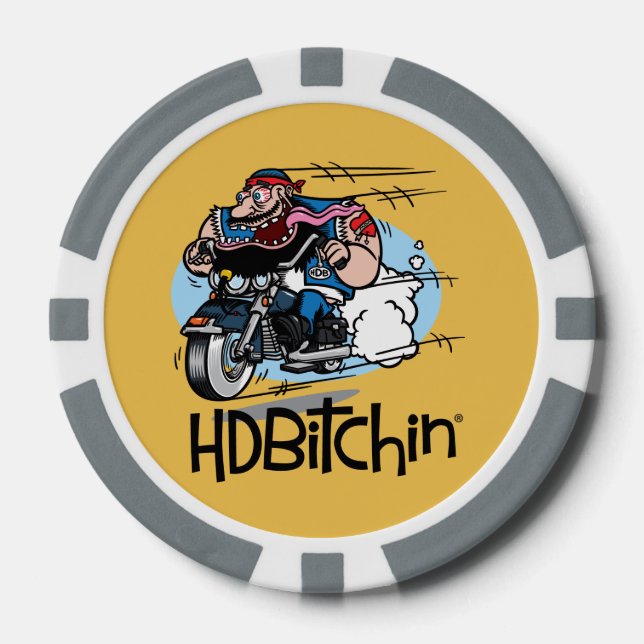 Fichas De Póquer Chips de HDBitchin Poker (Anverso)