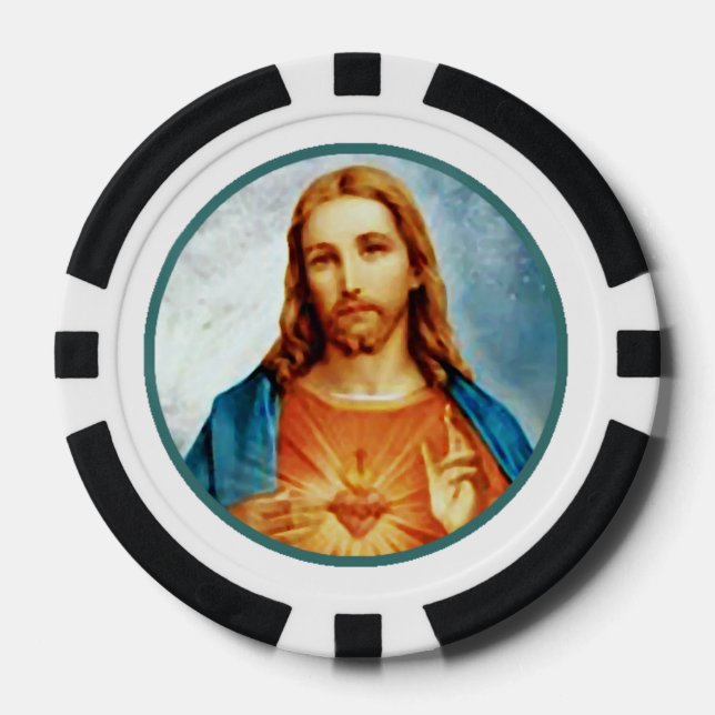 Fichas De Póquer Chips de Jesús Poker (Anverso)