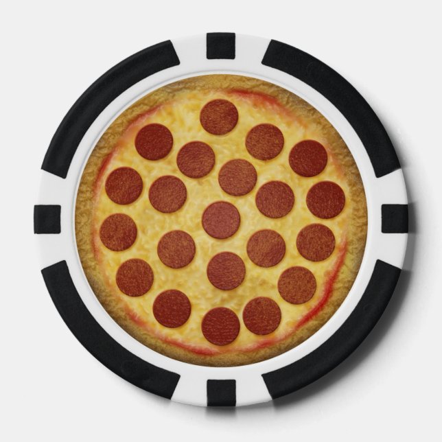 Fichas De Póquer Chips de Pizza Poker (Anverso)