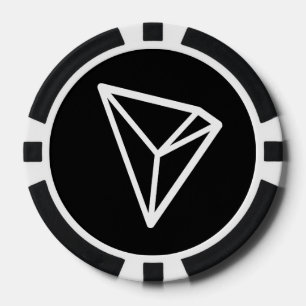 Fichas De Póquer Chips de póker con el logotipo TRX de TRON