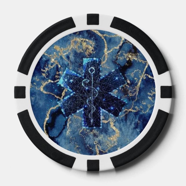 Fichas De Póquer Chips EMS Poker - Regalo colectivo (Anverso)