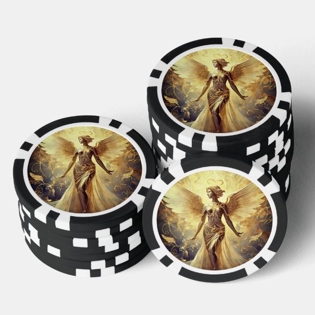 Fichas De Póquer Chips Gold Angel Poker (Pila)