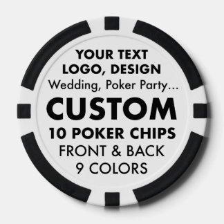 Fichas De Póquer Chips personalizadas del Casino BLACK Poker person