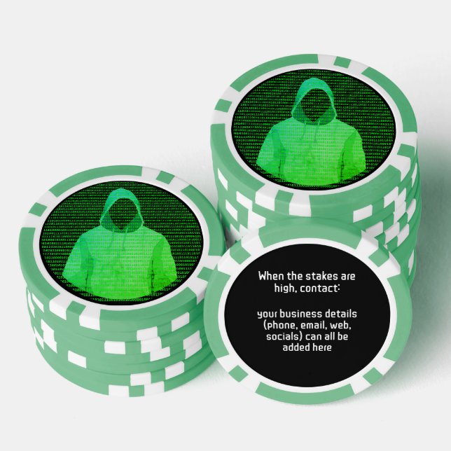 Fichas De Póquer Ciberseguridad - un negocio de alto riesgo - Perso (Pila)