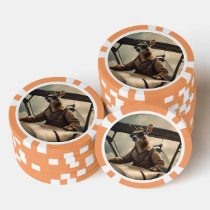 Fichas De Póquer "Cielos de época: El piloto canguro en el viejo av