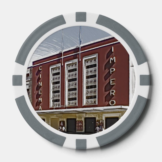 Fichas De Póquer Cine Impero, Asmara (Anverso)