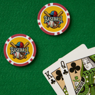 Fichas De Póquer Clásicos Esenciales de Béisbol / Estilo Legendario