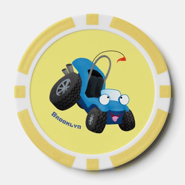Fichas De Póquer Cómprate dune buggy fuera del personalizado del ve (Anverso)